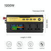 8896 1200W Car Smart Multi-functional Digital Display Inverter, Specification:24V