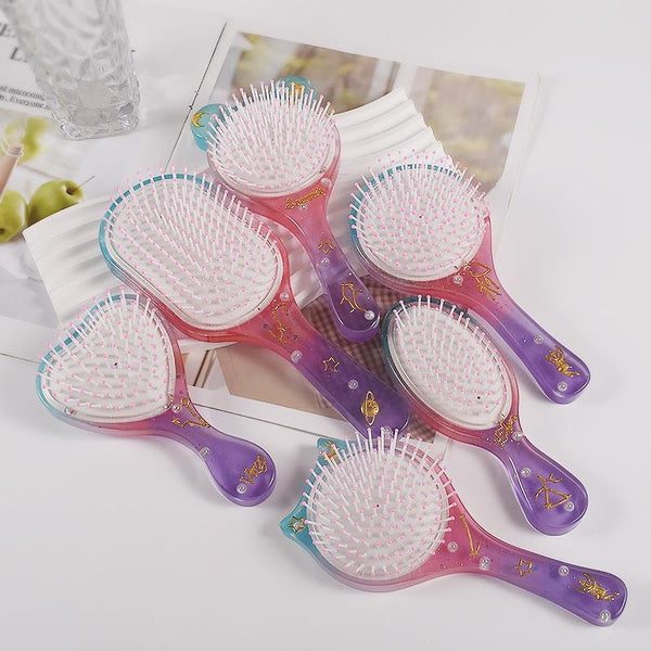 Air Cushion Comb Set Silicone Mold DIY Epoxy Resin Craft Making Mold, Spec: Oval 001