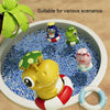 Outdoor Beach Dinosaur Sprinkler Drama Water Toys, Style: Yellow + 2 Plug + 3m Tube