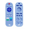 Infant Baby Silicone Remote Control  Shape Toy Teether Cute Chew Toy, Color: Blue