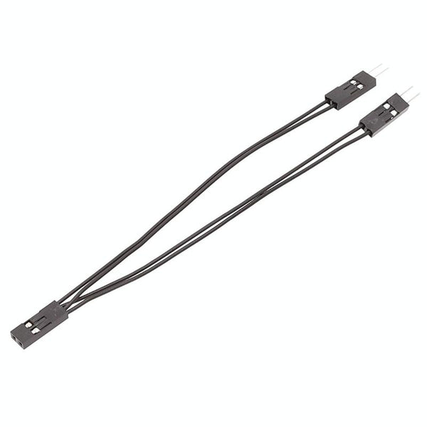 10cm 3pcs DuPont Terminal Wire DuPont 2.54 Connection Cable 2Pin 1 To 2 Wire One Female To Two Males