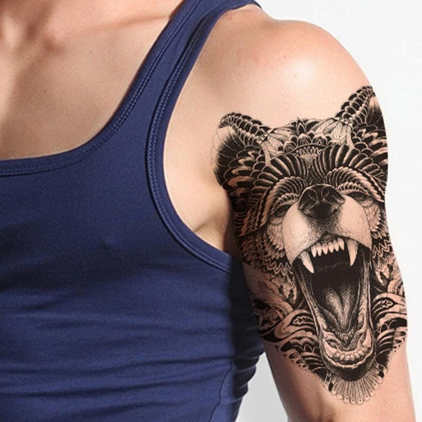 10 PCS Waterproof Arm Chest Scar Tattoo Sticker(Al-038)