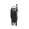 Folding Screen Mobile Phone Waist Hanging Universal Clutch Bag(Black)