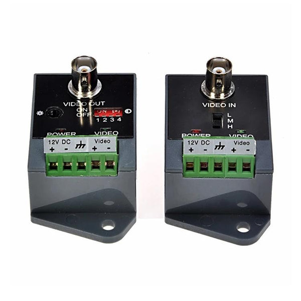 CCTV Video Balun Transmitter Receiver, 9000ft UTP RJ45 BNC