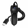522AL Fast Charging With Cable Car Charging, Output Interface: Micro USB (Black)