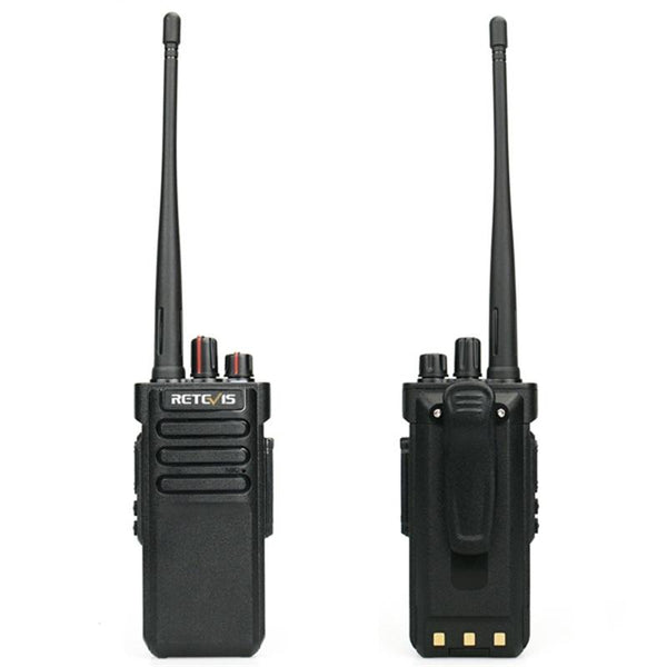 RETEVIS RT29 10W UHF 400-480MHz 16CHS Two Way Radio Handheld Walkie Talkie, US Plug(Black)