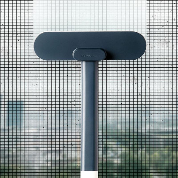 Household Screen Window Cleaning Double-Sided Brush(White Blue)