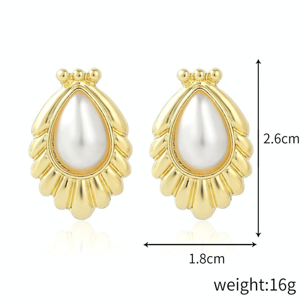 E2109-17 Water Drops Stud Earrings Jewelry