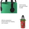 Multi-Mouth Hanging Strawberry Plant Bag With 13 Holes, Size: 20x35cm(Red)