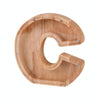 Wooden English Alphabet Piggy Bank Transparent Acrylic Piggy Bank(C)