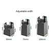 4pcs/set Adjustable Furniture Heightening Feet Pad, Size: 100mm High(Black Clip Chair Foot For 22-42mm)