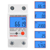 SINOTIMER DDS6619-012 Backlight Display Household Single-phase Rail Energy Meter 5-80A(230V 50Hz)