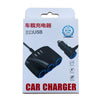 120W Multifunctional USB 3 In 1 Car Cigarette Lighter Car Charger, Style: 3 Ports(Blue Black)