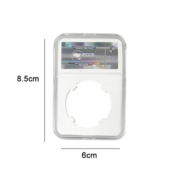 Commemorative Coin Identification Rating Box Coin Collection Box, Color: White (38.5mm)
