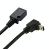90 Degree Mini USB Male to Mini USB Female Adapter Cable, Length: 28cm