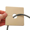 Square Hole Decoration Cover Wall Hole Plug, Style: 2.2cm Hole Gold