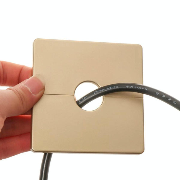 Square Hole Decoration Cover Wall Hole Plug, Style: 2.2cm Hole Gold