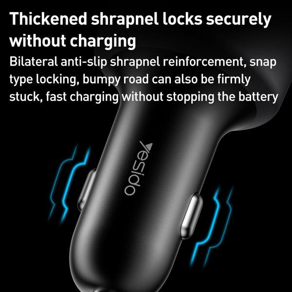 Yesido Y59 200W Car Phone Charger(Black)
