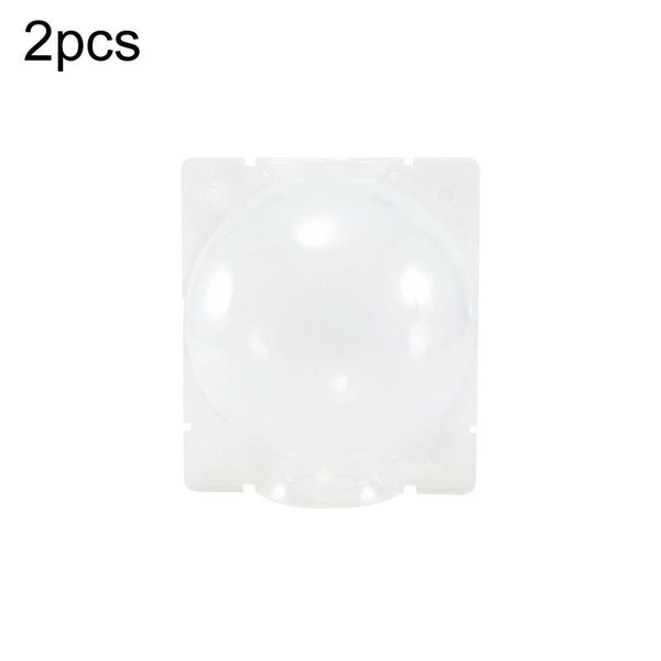 2pcs Plants Growth High Pressure Box Spherical Root Controller Grafting Root Cases, Model: M Transparent 80mm