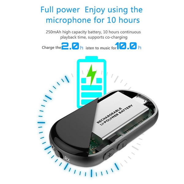 BR01 Car Bluetooth 5.0 Wireless Audio Receiver Transmitter