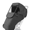 Autumn And Winter Warm Thickened With Velvet Baby Stroller Weatherproof Cover(Dark Gray)