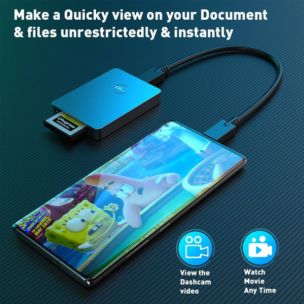 Rocketek CR316 USB3.1 Gen2 CFexpress Type B Card Reader(Silver Grey)