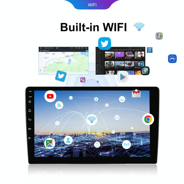 7 inch 6+128G Android Universal HD Large Screen Car Bluetooth Player Android GPS Navigation Integrated Machine(Standard)