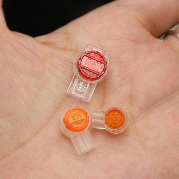 K1 100pcs /Pack Network Cable Telephone Line Connector Moisture-Proof Waterproof Wiring Terminals