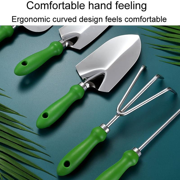 Garden Planting Shoveling Tools Thickened Plastic Handle Gardening Kit, Model: Triple Fork