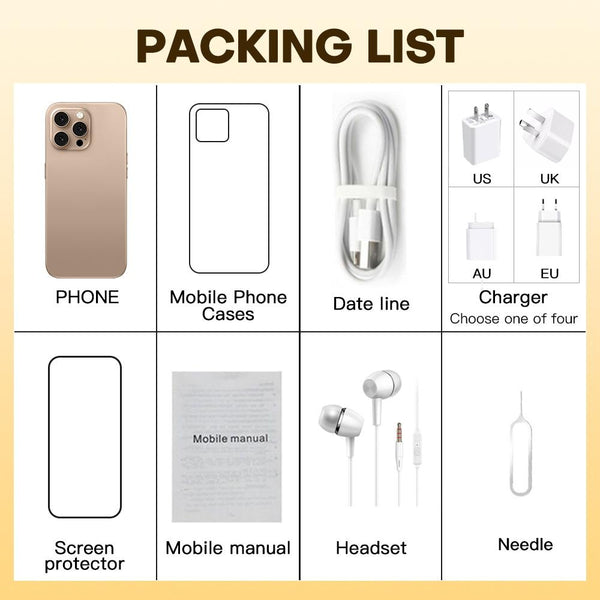 U218 / i16 Pro Max, 1GB+16GB, 6.6 inch Android 8.1 MTK6580A Quad Core, OTG, Network: 3G, Dual SIM, Plug:EU Plug(White)