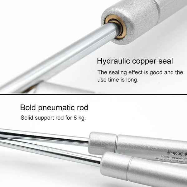 Iron Head Cabinet Gas Holder Hydraulic Rod Buffer Telescopic Strut, 10 inch 80N (8kg)