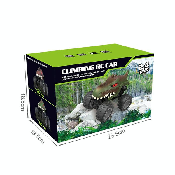 JJR/C Q148 2.4G Remote Control Dinosaur Climbing Car(Brown)