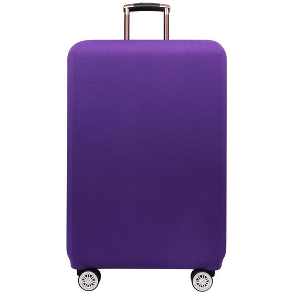 Thickened Wear-resistant Stretch Luggage Dust-proof Protective Cover, Size: L(Violet)