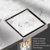 Bathroom Large Displacement Anti-odor Floor Drain, Style: K8014 Nickel Brushes+Black Straight Row