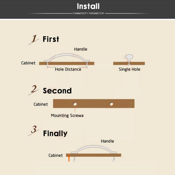 Bronze Zinc Alloy Wardrobe Medicine Cabinet Furniture Drawer Handle, Size: Small-30g(Light Brown)