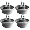 4 PCS Wheels for Bosch Siemens Neff 165314 Dishwasher Accessories(Light Grey)