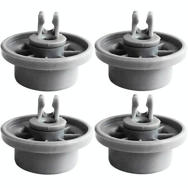 4 PCS Wheels for Bosch Siemens Neff 165314 Dishwasher Accessories(Light Grey)