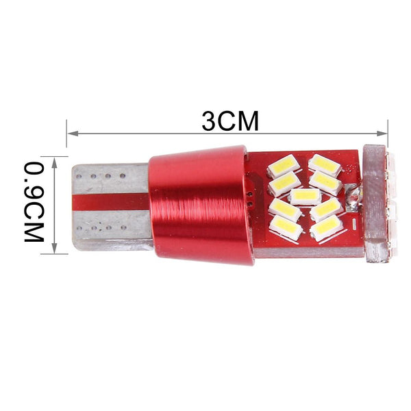 2 PCS T10 5W 27 SMD-3014 LEDs Car Clearance Light Lamp, DC 12V(White Light)