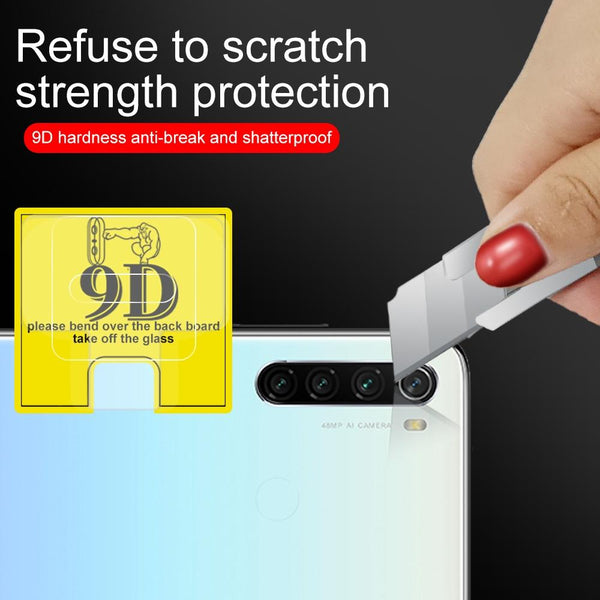 For Xiaomi Redmi Note 8 9D Transparent Rear Camera Lens Protector Tempered Glass Film