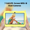 K7 Pro Panda 7 inch WiFi Kids Tablet PC,  2GB+32GB, Android 13 Allwinner A100 Quad Core CPU Support Google Play(Yellow)