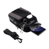 Multifunctional Casual Crossbody Mobile Phone Storage Waist Bag(Dark Grey + Black)