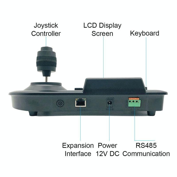PTZ Controller Keyboard Joystick, RS485, PELCO-D/P, CCTV (AU)