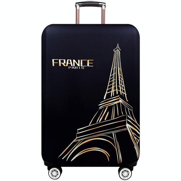 Luggage Thickening Wear-resistant Elastic Anti-dust Protection Cover, Size: S(Paris Tower)