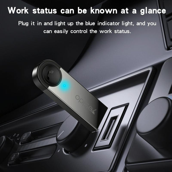 Yesido YAU81 USB Wireless Audio Adapter Car Bluetooth Receiver