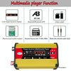 SOLIKE TECH 300W Modified Sine Wave Inverter with Bluetooth MP3/FM Multimedia Player 12V to 220V