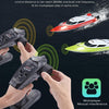 HongXunJie HJ806 2.4Ghz Water Cooling High Speed Racing Boats with Remote Controller, Auto Flip Function, 200m Control Distance(Red)