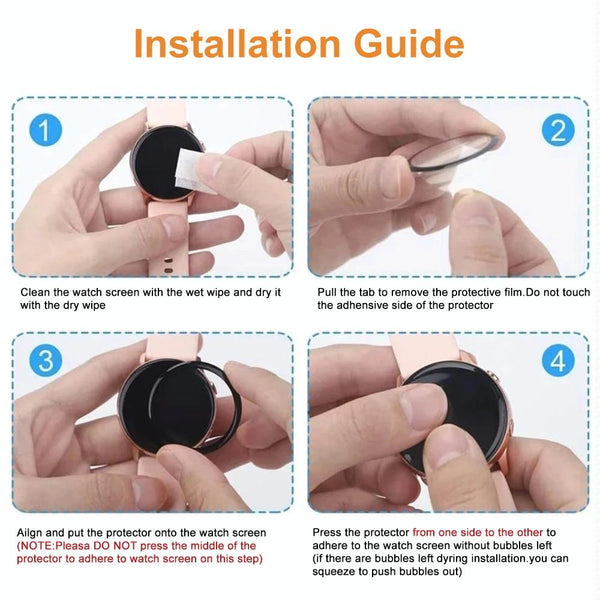 For Garmin Forerunner 45S 3D Surface Composite Soft Watch Film