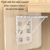 4pcs Partition Bracket No Punch Right Angle Laminate Shelf Wardrobe Partition Board Fixing Holder, Size: 7x7cm