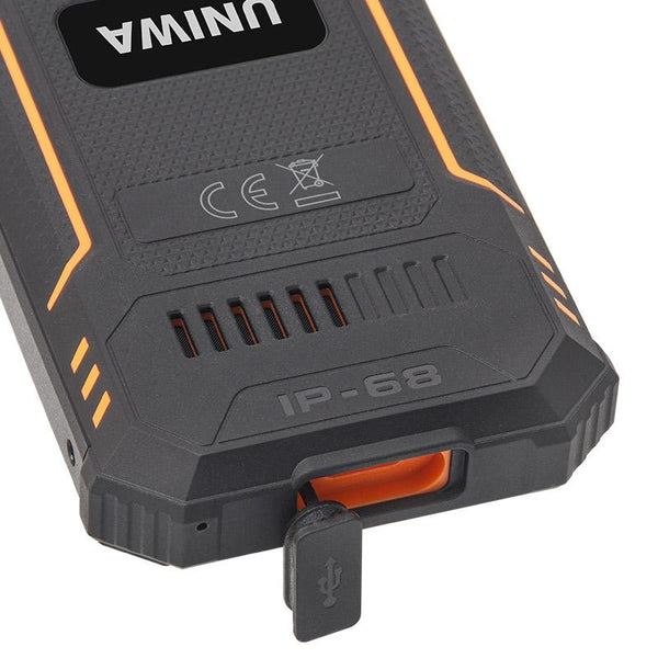 UNIWA S2 IP68 Rugged Keypad Phone, 2.4 inch Mediatek MT6261, 2500mAh Battery, 21 Keys, Network: 2G (Black+Orange)