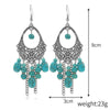 3pcs/set Necklace + Bracelet + Earrings Natural Turquoise Accessories Ladies Jewelry